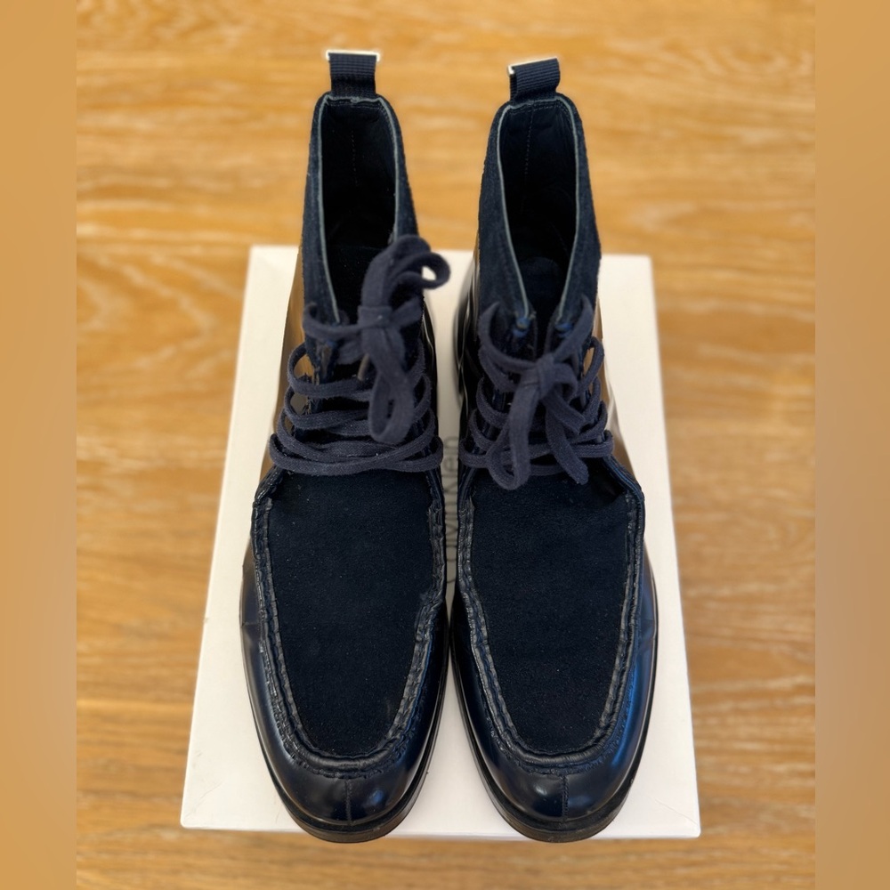 Calvin Klein Dark Navy Boots with Sleek Design and Durable Sole